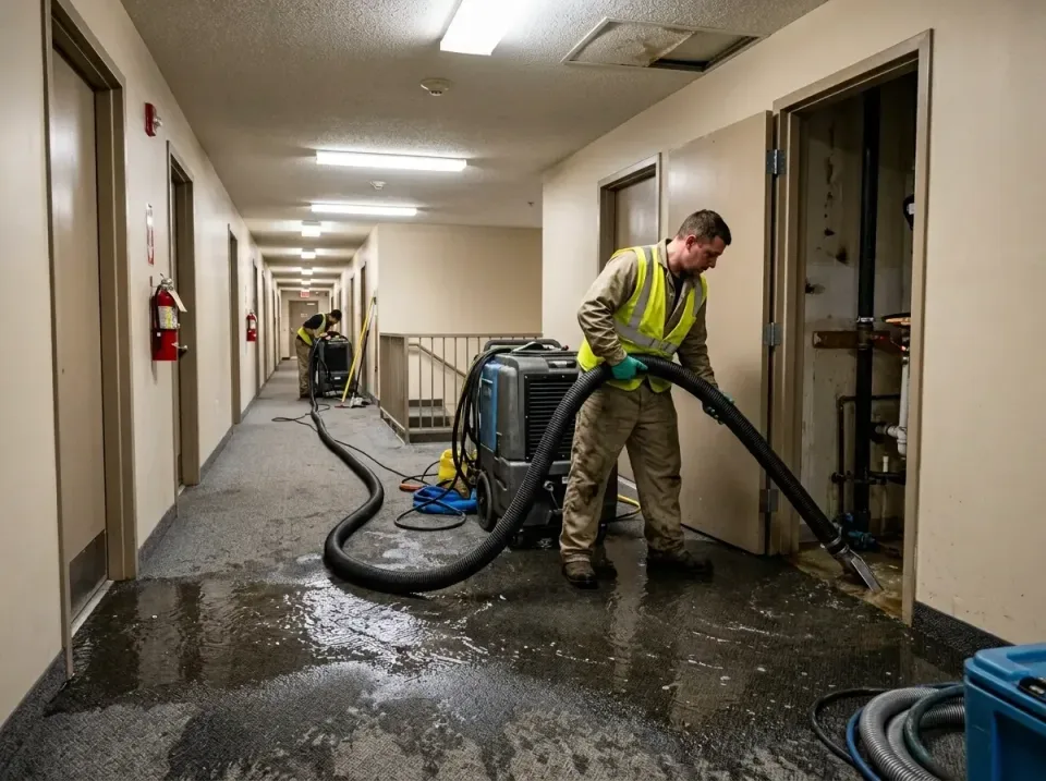 multi-unit-apartment-hallway-f-005 — frequently asked questions, Emergency Burst Pipe Water Extraction & Removal in Riverton…